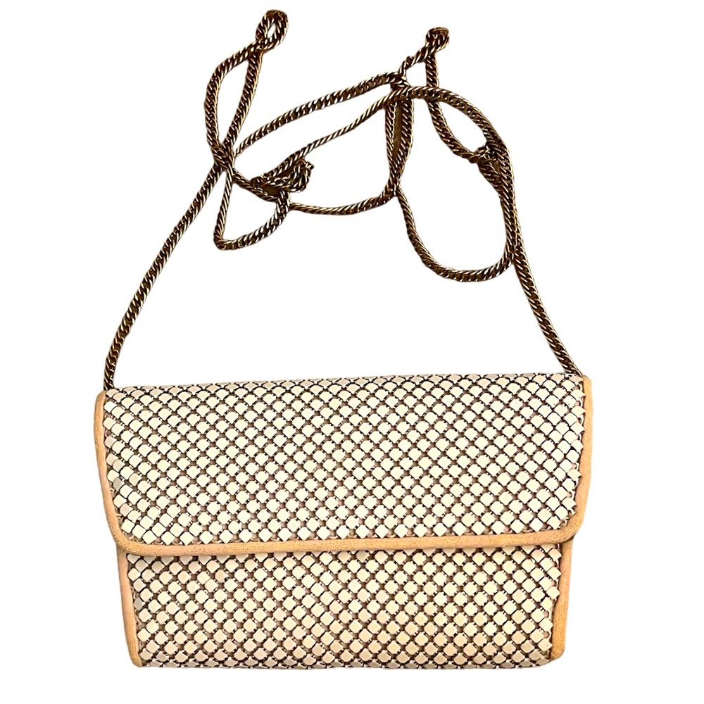Whiting & Davis Vintage with tags Metal Mesh Mini Bag Clutch